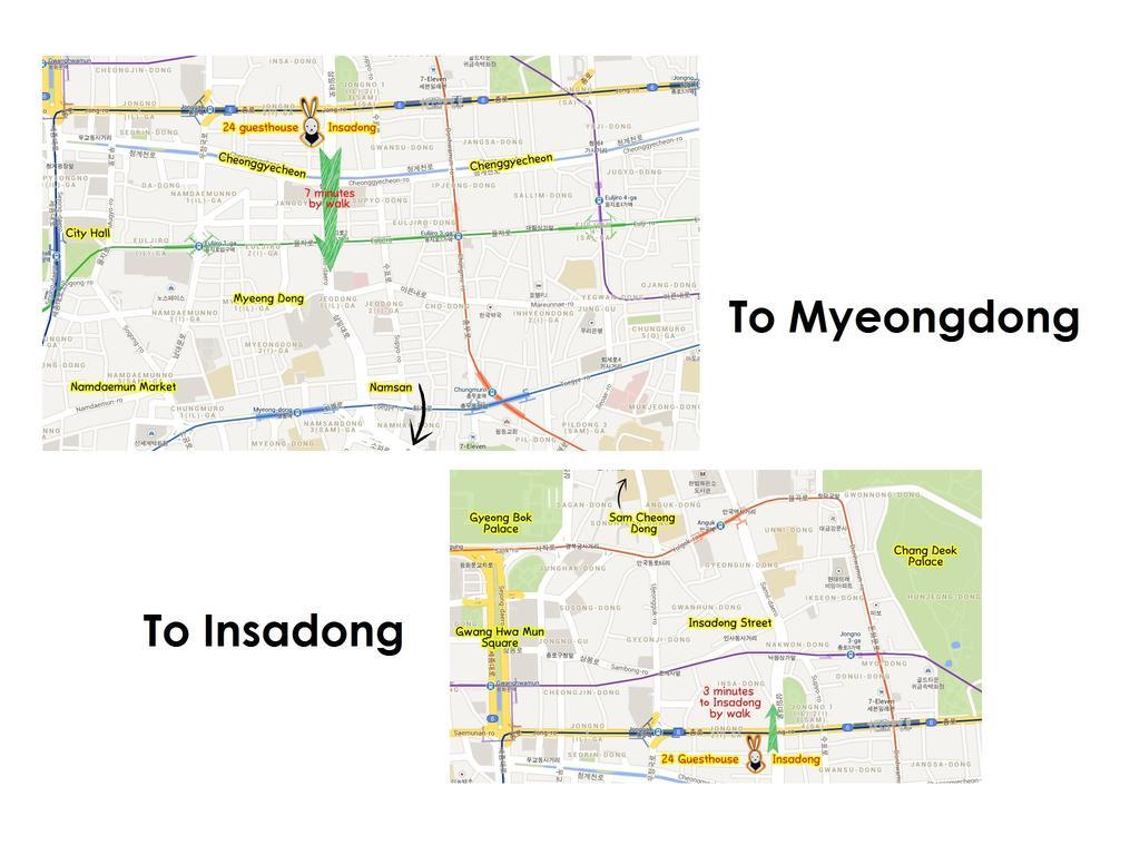 24 Guesthouse Insadong Szöul Kültér fotó